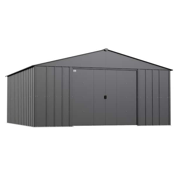 Arrow Classic Storage Shed 14 ft. W x 14 ft. D x 7 ft. H Metal Shed 196 sq. ft.