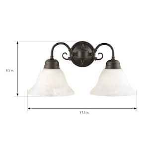 Millbridge 2-Light Oil-Rubbed Bronze Wall Mount Sconce