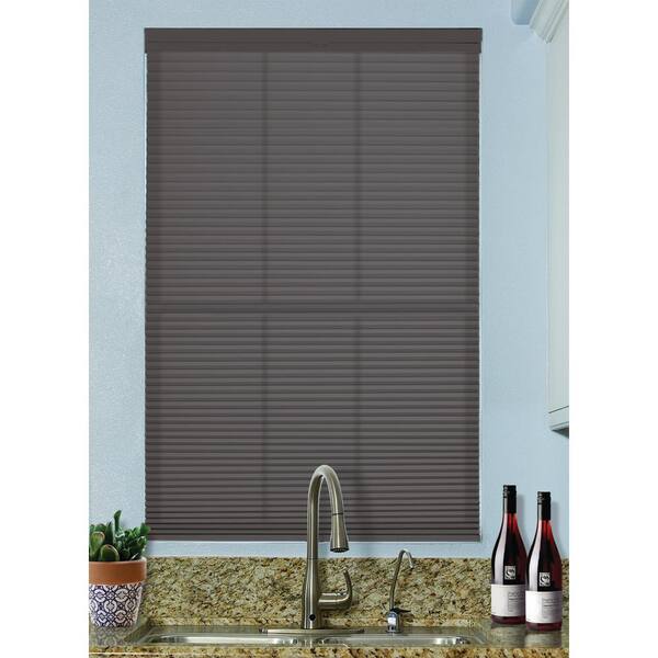 BlindsAvenue Anthracite Cordless Top Down/Bottom Up Light Filtering 9/16 in. Single Cell Cellular Fabric Shade, 71 in. W x 48 in. L