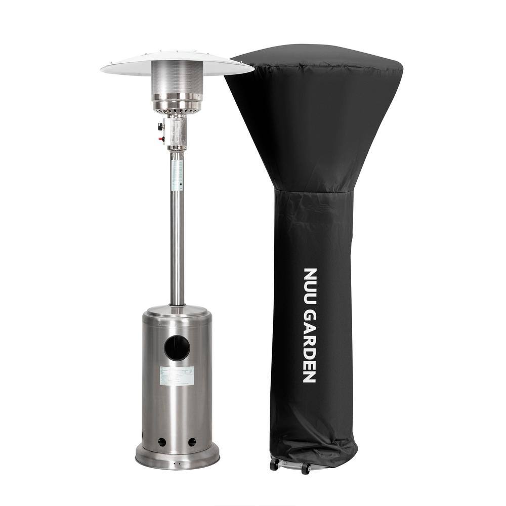 Nuu Garden 4,6000 BTU Slive Outdoor Heating with Wheels HeatFocusing