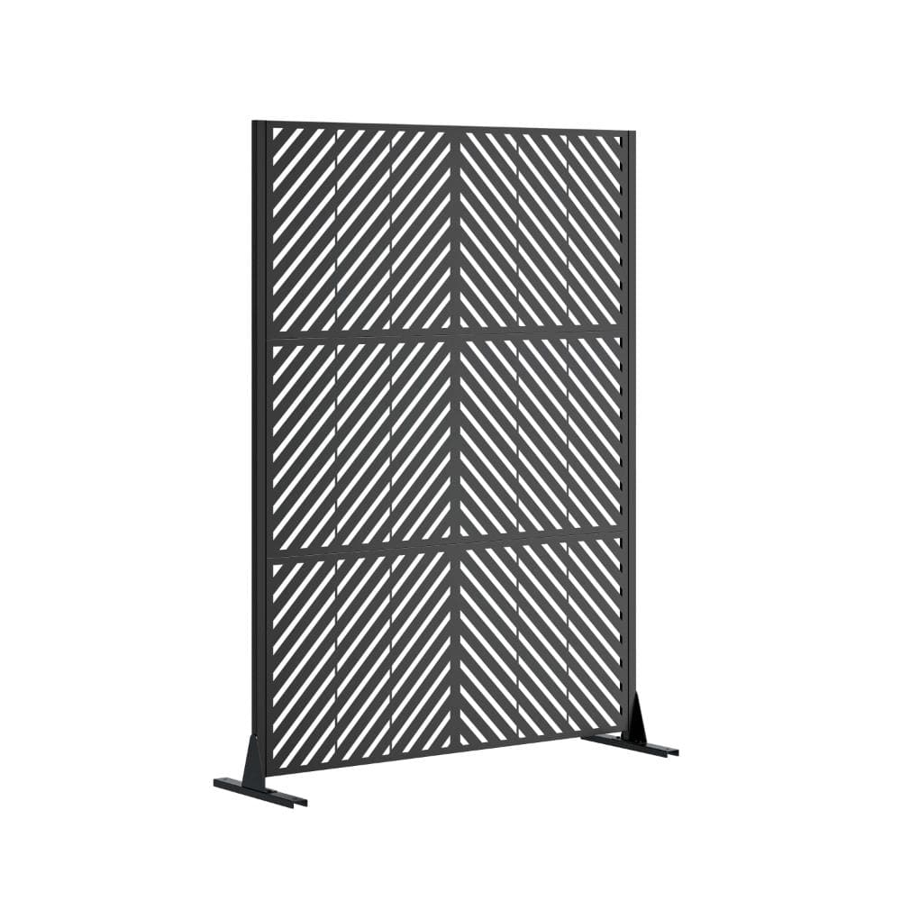 "72"" H x 46"" W Metal Privacy Screen with Stable Base, Portable Divider Screens for Outdoor Freestanding" price history on PriceWatchPro