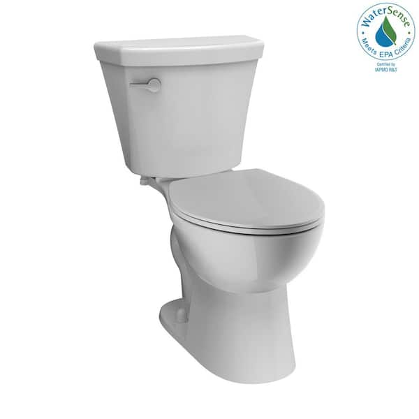 Delta Turner 2-Piece 1.28 GPF Single Flush Round Front Toilet in White