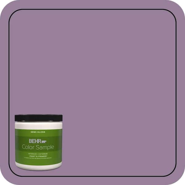 BEHR PREMIUM PLUS 8 oz. #670D-6 Mixed Berries Semi-Gloss Interior/Exterior Paint & Primer Color Sample