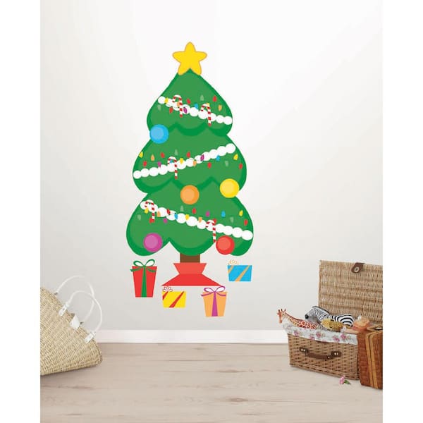 WallPops 14 in. x 27 in. Decorate a Tree Small Wall Art Kit