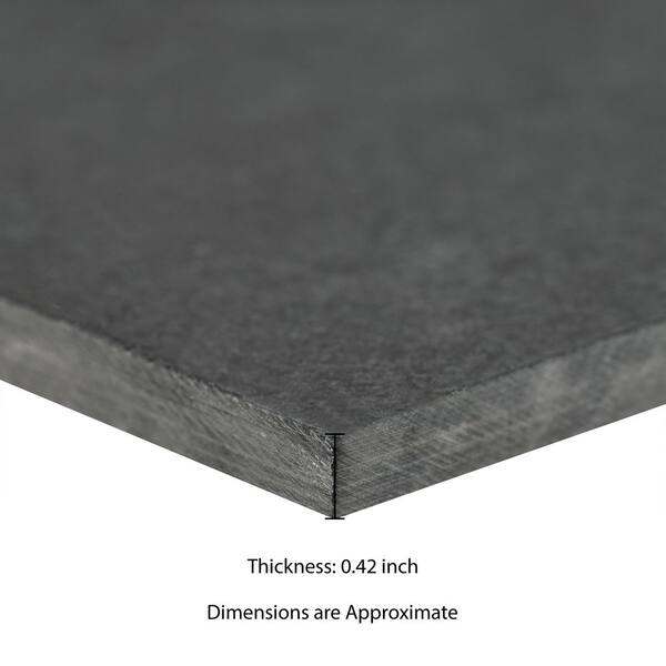 MSI - Montauk Black Slate Rectangle 12 in. x 24 in. Natural Textured Stone Look Floor and Wall Tile (560 sq. ft./56 Cases)