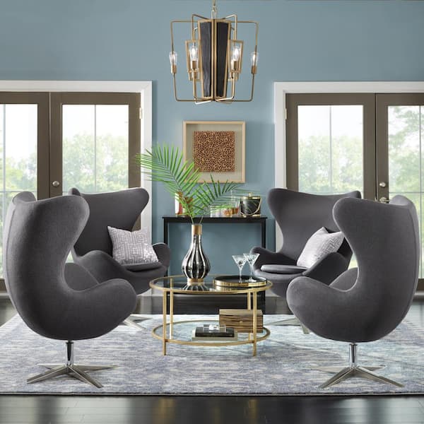 Sophisticates 14 in. Serving Tray in Black w/Polished Brass