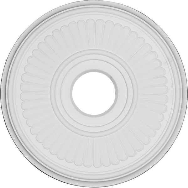 Ekena Millwork Berkshire 15.5 in. H x 15.5 in. W x 1.25 in. D Ceiling Medallion