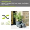 Set Of 3 17 Kante Lightweight Modern Seamless Outdoor Concrete Oval  Planter Charcoal Black - Rosemead Home & Garden, Inc. : Target