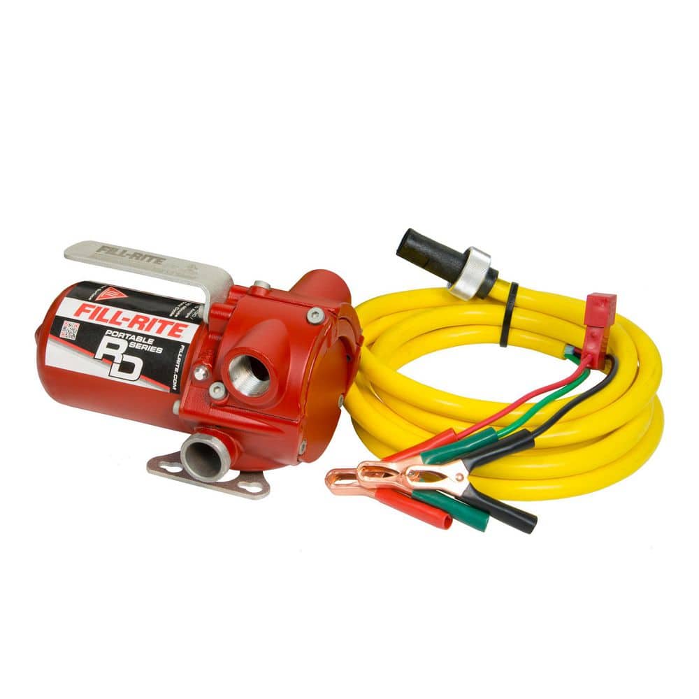 12-Volt 8 GPM 1/6 HP Portable Fuel Transfer Pump (Pump Only)