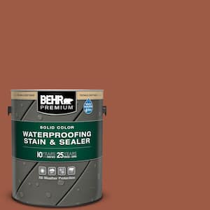 1 gal. #PFC-15 Santa Fe Solid Color Waterproofing Exterior Wood Stain and Sealer