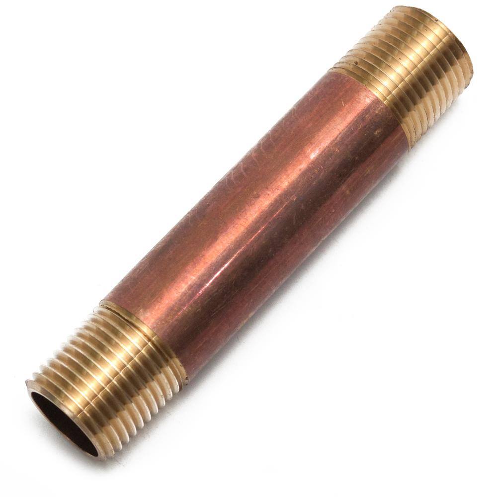 1/2 in. x 4 in. MIP Brass Nipple Fitting (3-Pack) price history on PriceWatchPro