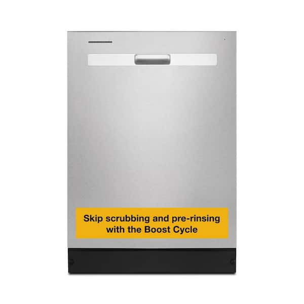 24 in Top Control Built-In Tall Tub 55 dBA Dishwasher in Fingerprint Resistant Stainless Steel, Boost Cycle, Eco Series