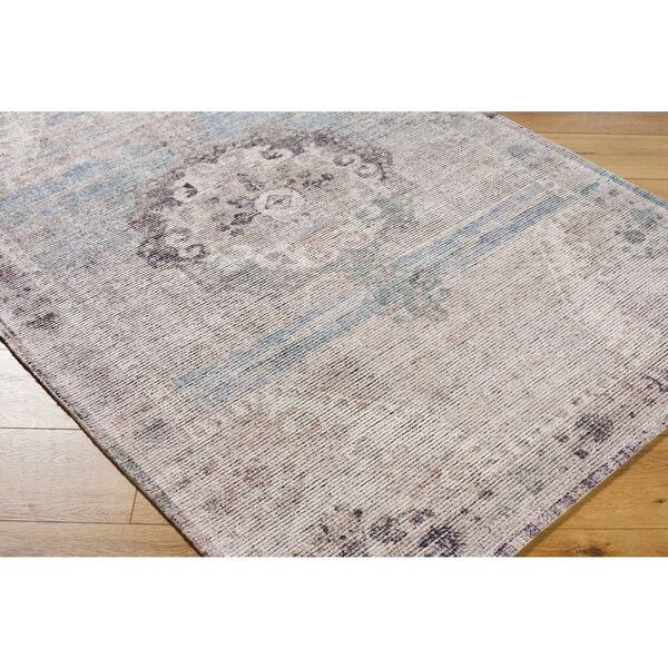 8 ft. x 10 ft. Gray or Ivory Luton LTN-2300 Handmade Area Rug
