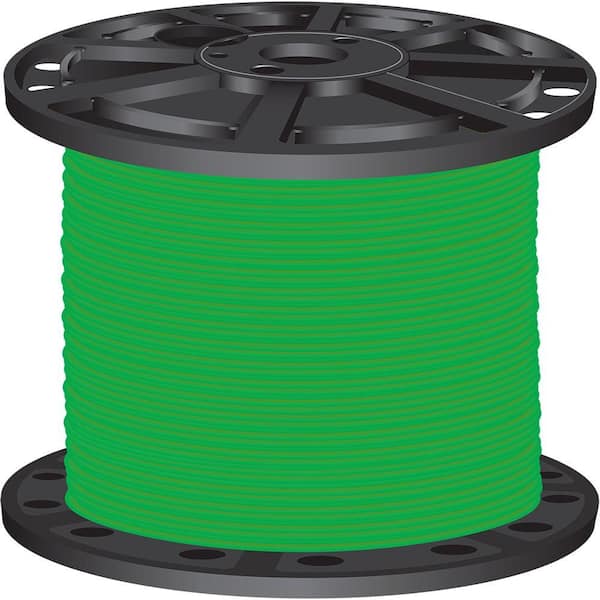 2,500 ft. 4 Green Stranded CU SIMpull THHN Wire