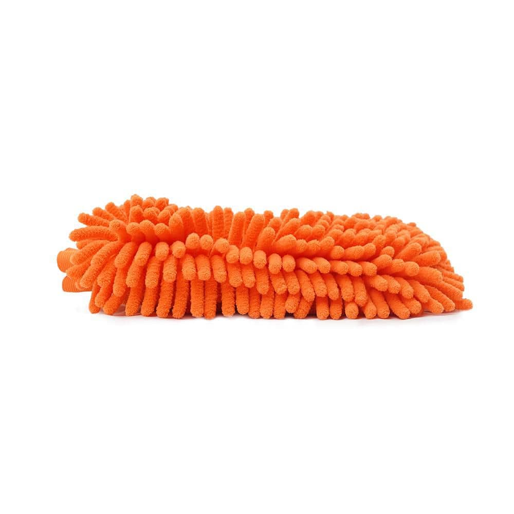 HDX 7.09 in. x 9.45 in. Orange Microfiber Cloth Dust Removal