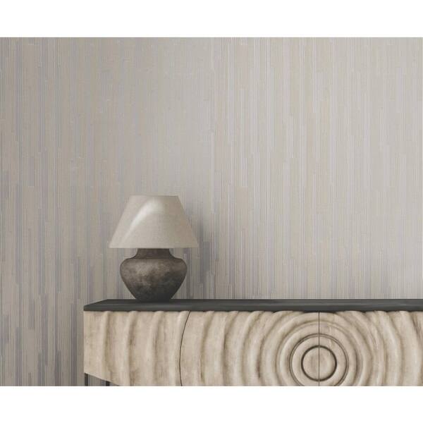 Newel Natural White Wallpaper