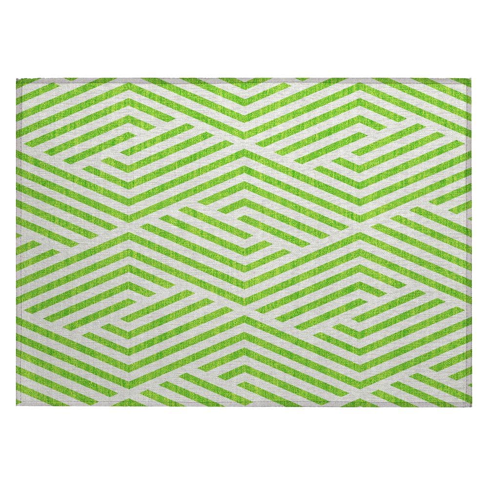 Chantille ACN550 Lime 1 ft. 8 in. x 2 ft. 6 in. Machine Washable Indoor/Outdoor Geometric Area Rug price history on PriceWatchPro