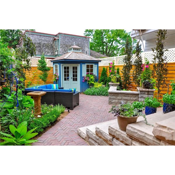 12 ft. x 17 in. White PVC Modular Wall Topper Kit-Easy Install Privacy and Decorative Fence (3-Pack)