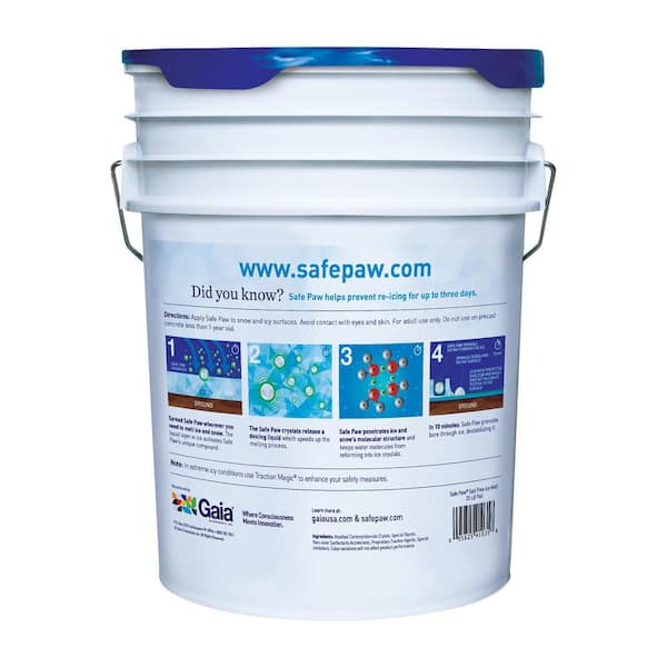 Safe Paw Pet Friendly Concrete Safe Salt Free Ice Melt Pellets, 35 Pound  Pail, 1 Piece - City Market