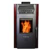 ComfortBilt HP50-Burgundy Pellet Stove 2,200 Sq. Ft. EPA Certified In ...