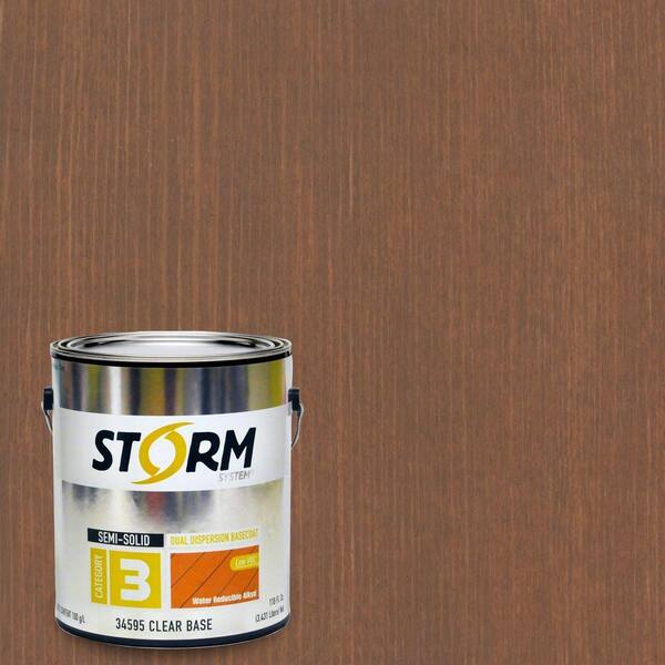 Storm System Category 3 1 gal. Butternut Exterior Semi-Solid Dual Dispersion Wood Finish