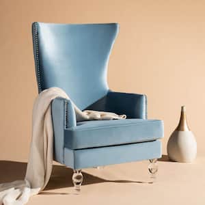 Geode Light Blue Accent Chair
