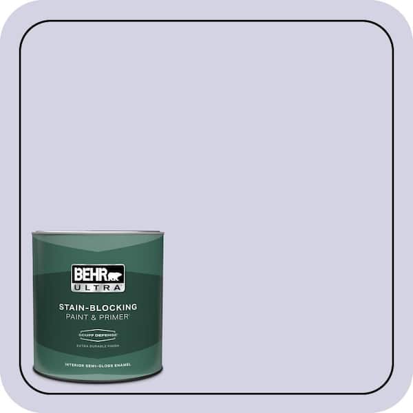 BEHR ULTRA 1 qt. #M550-2 Lavender Memory Extra Durable Semi-Gloss Enamel Interior Paint & Primer