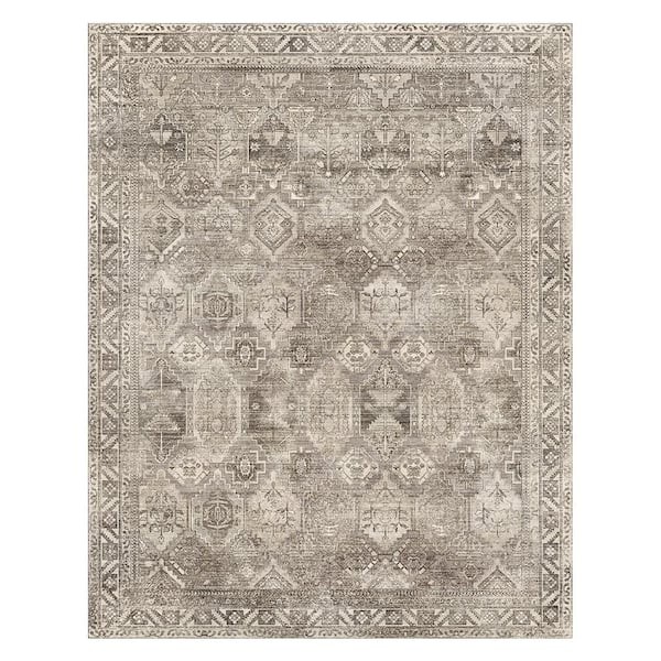 Aetherion Faded Moss 8 ft. x 10 ft. Indoor Area Rug