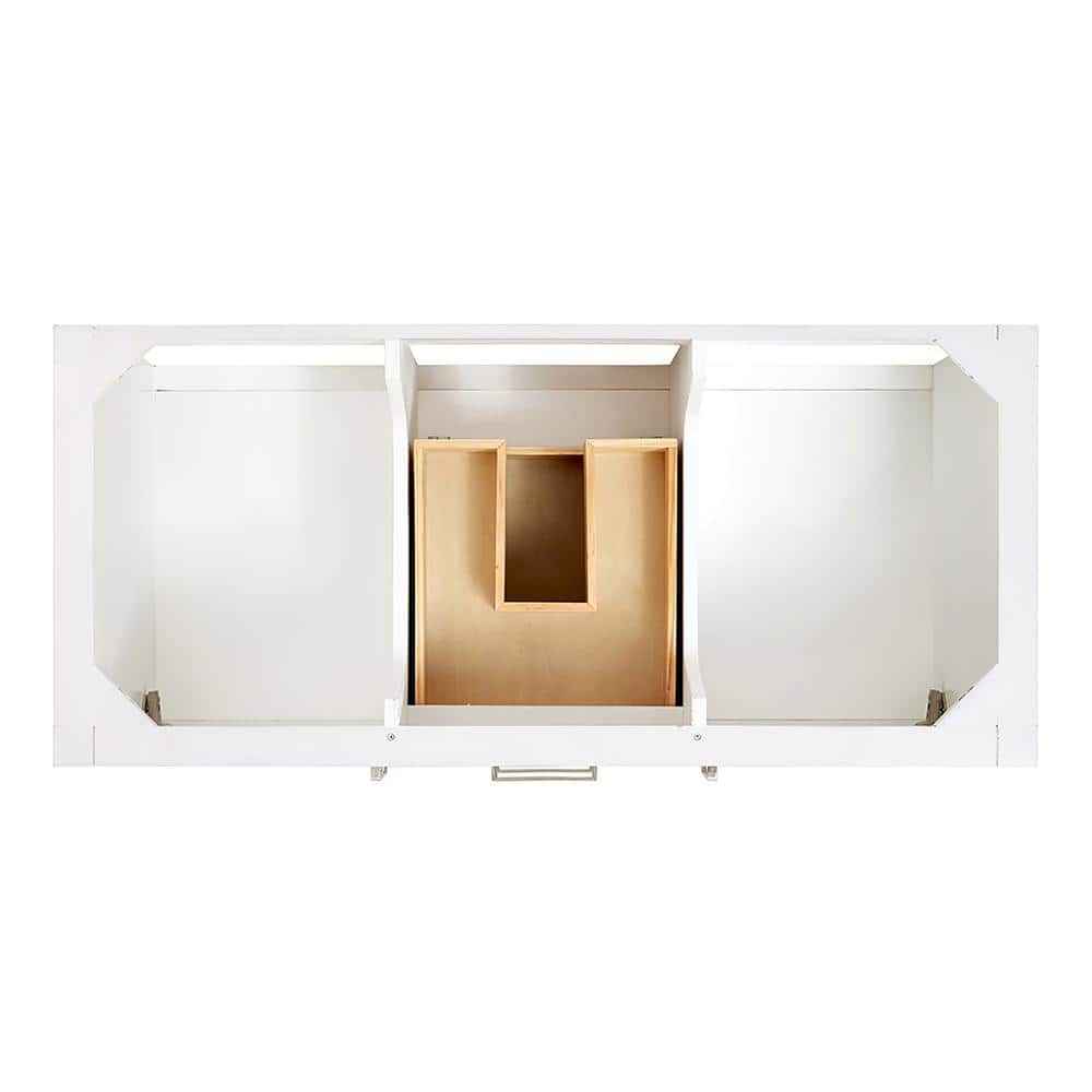 Bayhill 49" White Marble Top Single Sink Vanity