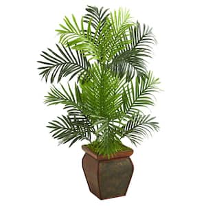Indoor 3 ft. Paradise Palm Artificial Tree in Decorative Planter