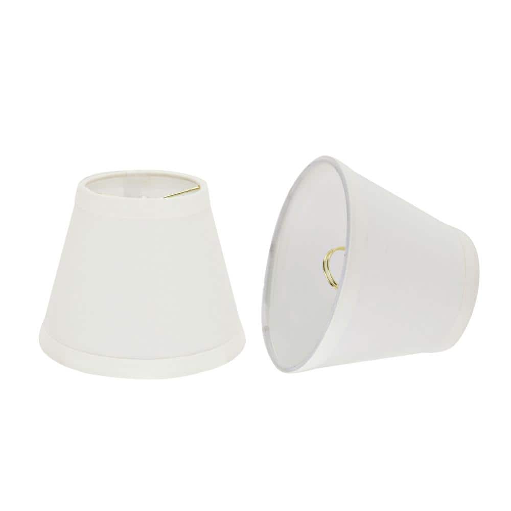 5 in. x 4 in. Off White Hardback Empire Lamp Shade (2-Pack) price history on PriceWatchPro