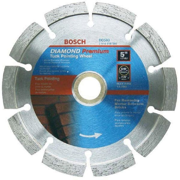 Bosch 5 in. Diamond Tuckpointing Grinder Blade for Cutting Tuck Point Mortar