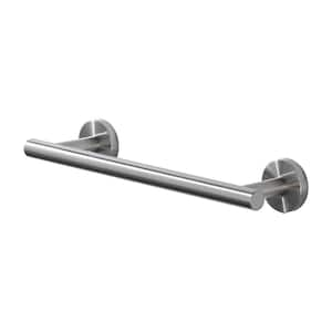 12 in. Stainless Steel Wall Mounted Single Towel Bar in Brushed Nickel