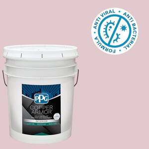 5 gal. PPG1048-3 Rose Cloud Semi-Gloss Antiviral and Antibacterial Interior Paint with Primer