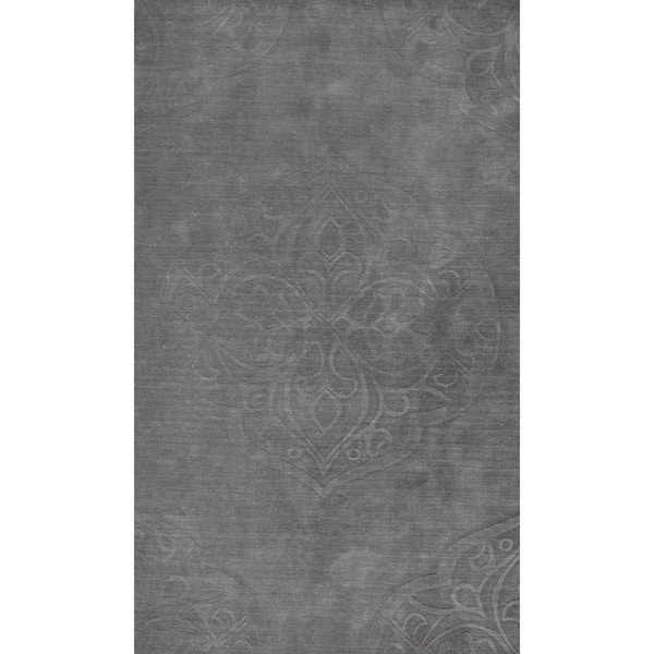 nuLOOM Strother Geometric Gray 9 ft. x 12 ft. Area Rug