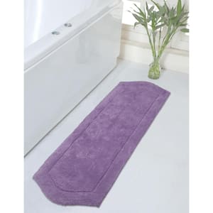 Waterford Collection 100% Cotton Tufted Bath Rug, 22 in. x60 in. Runner, Purple