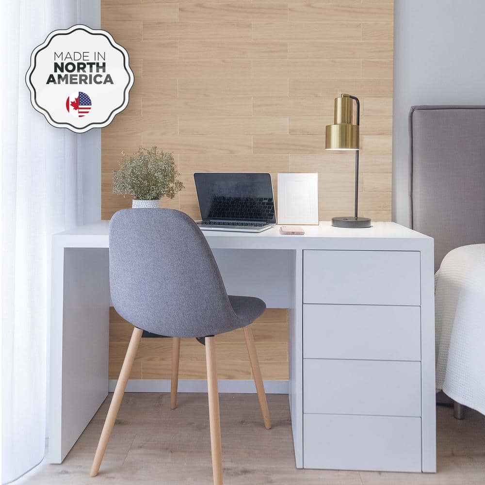 Norway Oak Light Wood Peel and Stick Backsplash Tiles