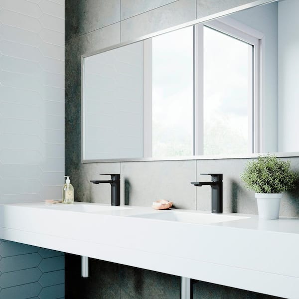 VIGO Davidson Single Handle Single-Hole Bathroom Faucet in Matte