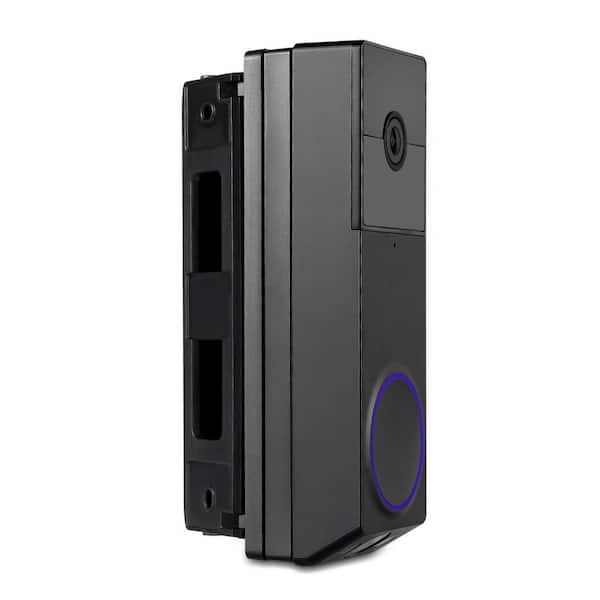 Horizontal Wedge Mount Compatible with Wyze Duo Cam Video Doorbell-Adjustable Angle-Optional No-Drill Installation