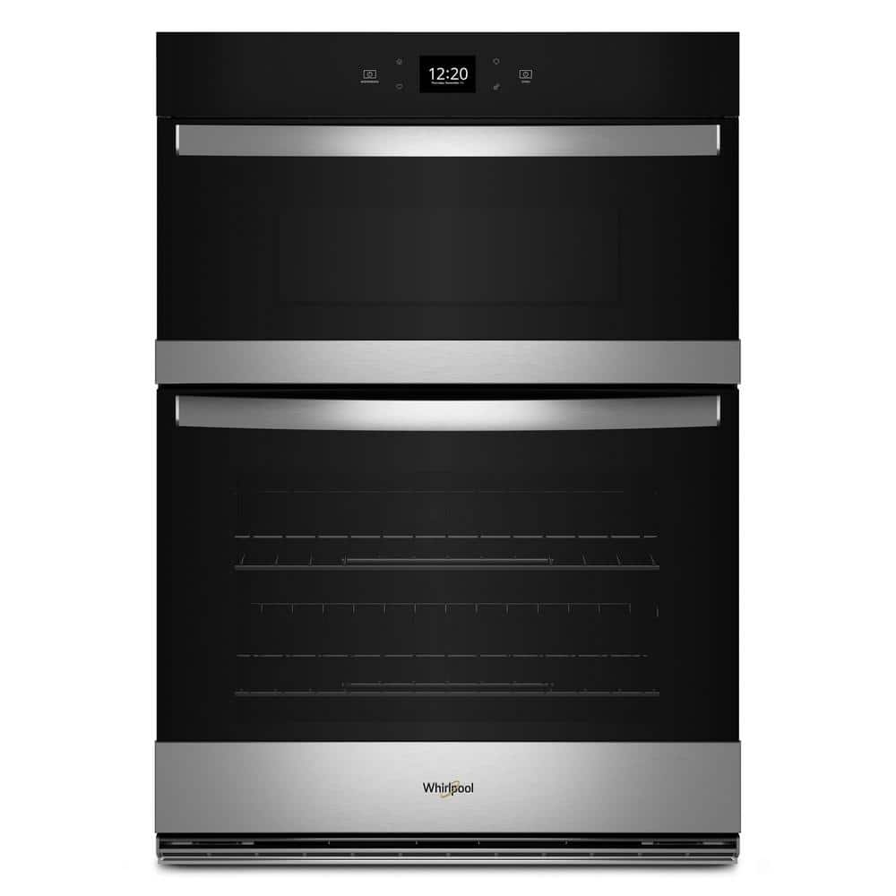 Whirlpool 30 in. Electric Wall Oven & Microwave Combo in. Fingerprint Resistant Stainless Steel with Air Fry