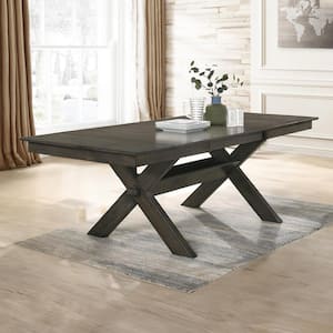 New Classic Furniture Gulliver Rustic Brown Wood Rectangle Dining Table (Seats 8)