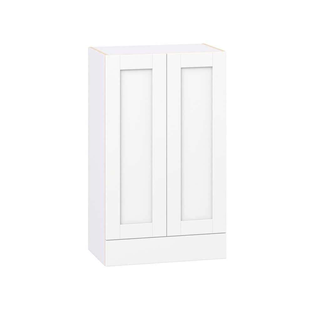 Milton 24 in. W x 14 in. D x 40 in. H Assembled Shaker Wall Kitchen Cabinet in Bright White with Drawer price history on PriceWatchPro