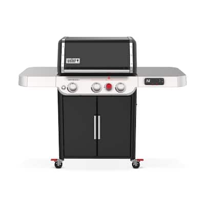 Genesis Smart EX-325s 3-Burner Propane Gas Grill in Black with Connect Smart Grilling Technology