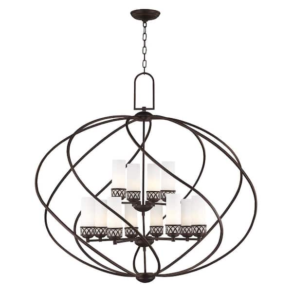 Westfield 12 Light Olde Bronze Foyer Chandelier