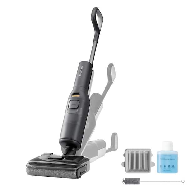 F25, Cordless Hard Floor Vacuum, Wet-Dry Cleaner, Self-Cleaning Technology with Voice Alerts in Black