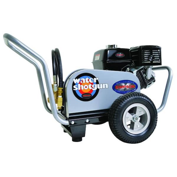 SIMPSON Water Shotgun 3,500 psi 4 .0 GPM Gas Powered Belt Drive Pressure Washer Powered by HONDA GX390 with General Pump