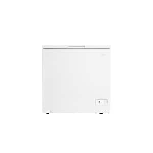 34.65 in. 7.0 cu. ft. Manual Defrost Square Model Chest Freezer DOE Garage Ready in White