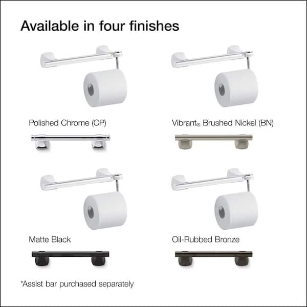 KOHLER Toilet Tissue Holder Accessory in Matte Black