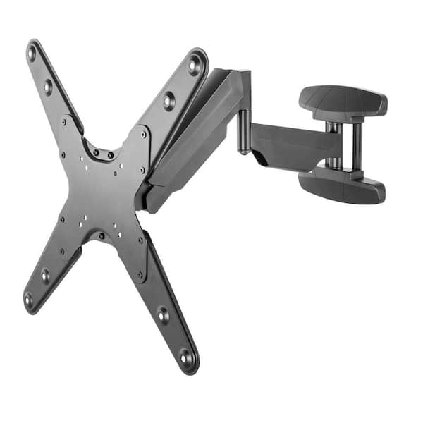 Retractable Full Motion Wall Mount for 50 in. to 59 in. TVs Spring Assisted Swivel 360-Degrees Crafted Heavy-Duty Steel