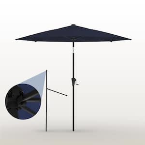 9 ft. OneClick 2 Patio Umbrella with Rib Replacement Technology Market Umbrella Navy